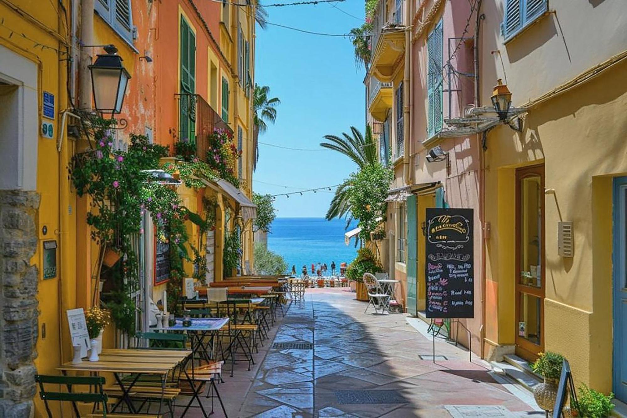 456 Chemin De La Pinede Apartment Menton Bagian luar foto