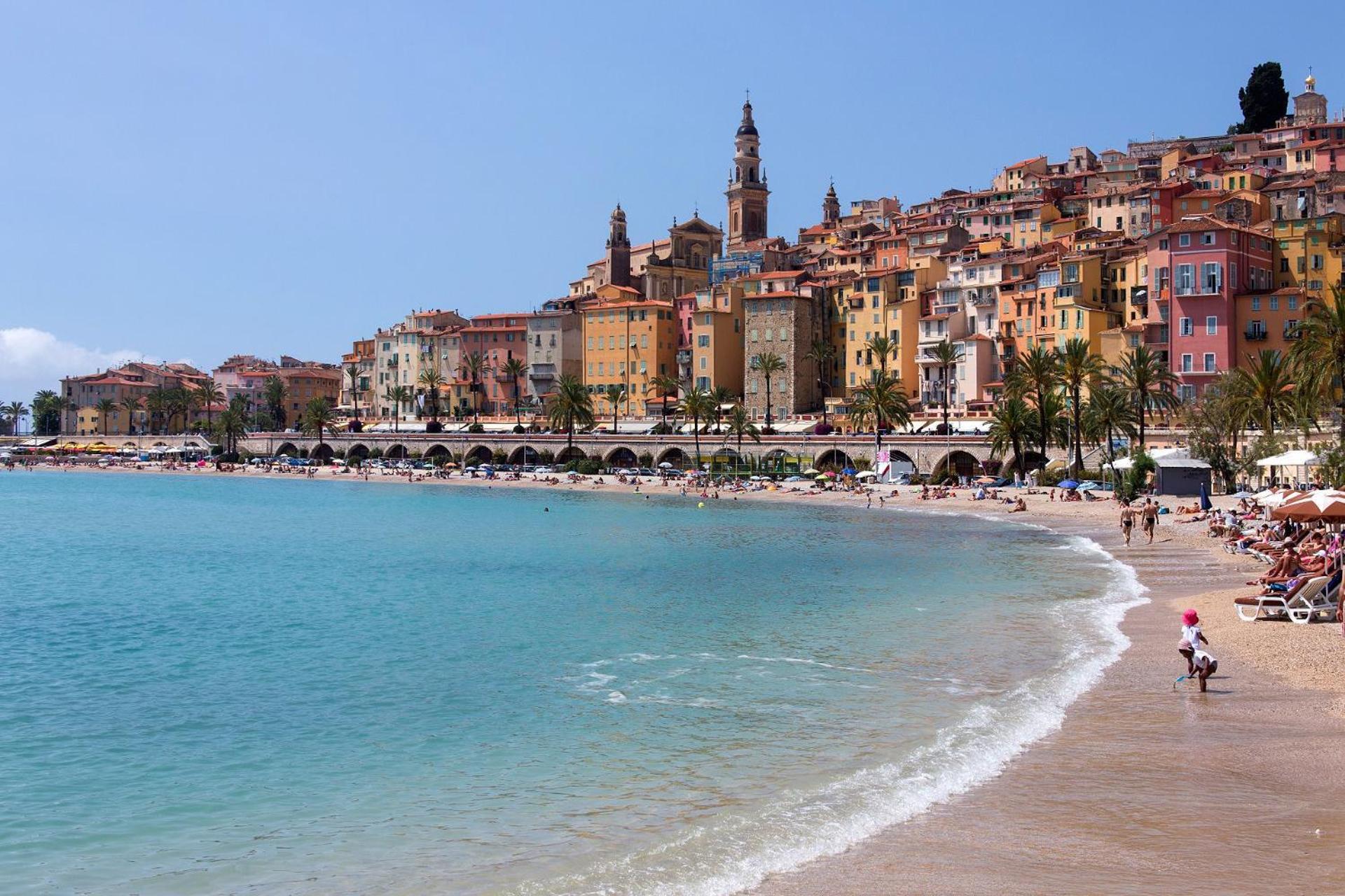 456 Chemin De La Pinede Apartment Menton Bagian luar foto